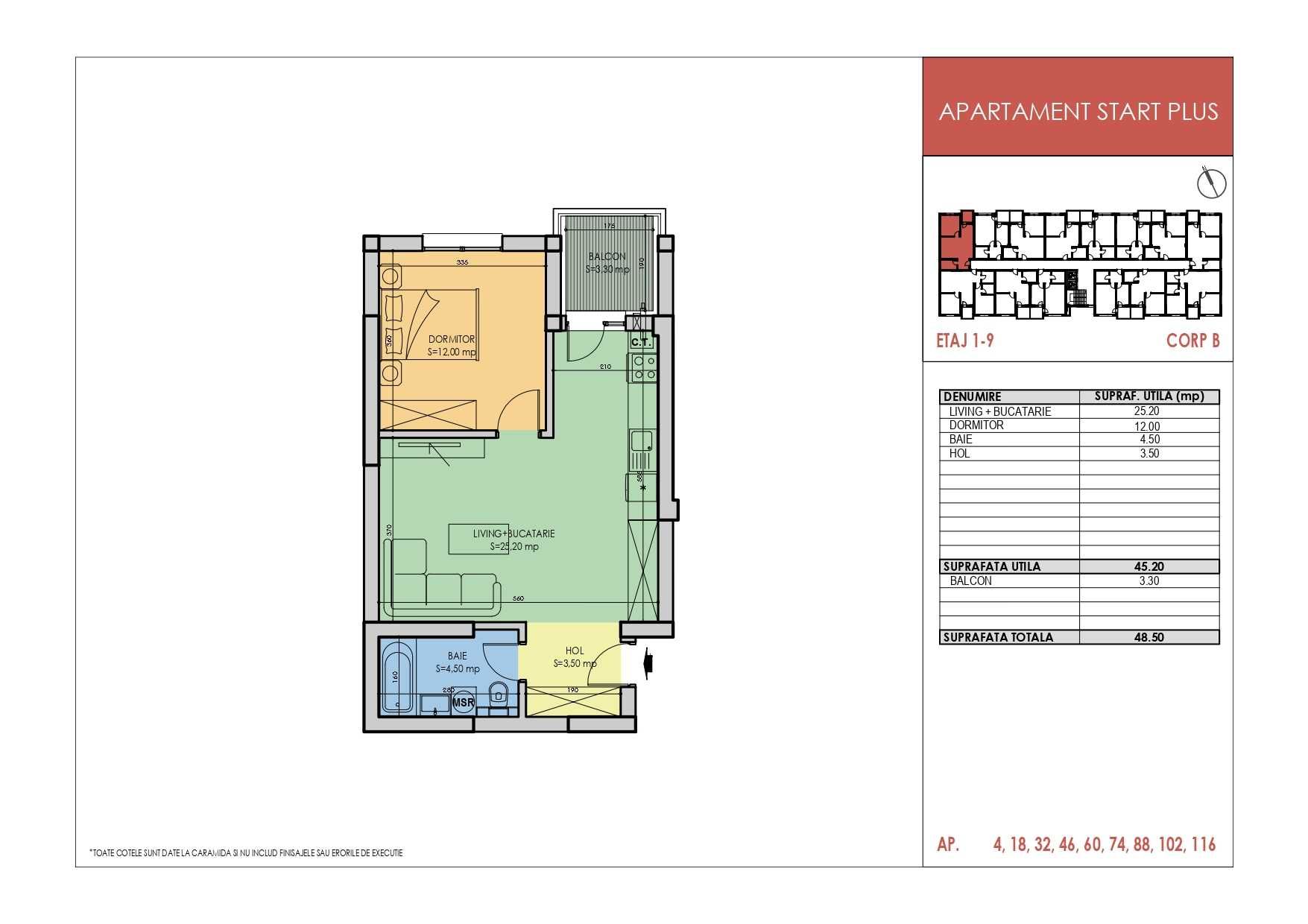 Apartament 2 camere, Metrou Berceni, 50 m, Apollo Residence Pasarela