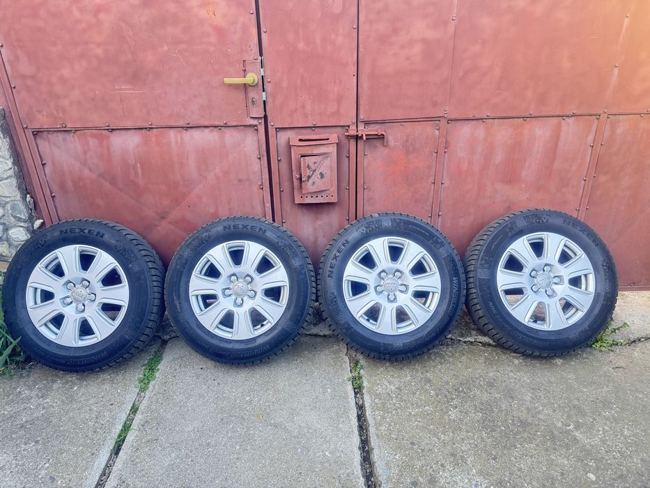 ‼️Jante AUDI 5x112 R16 cu cauciucuri NOI 215/65/16 IARNA, Dot 2023‼️