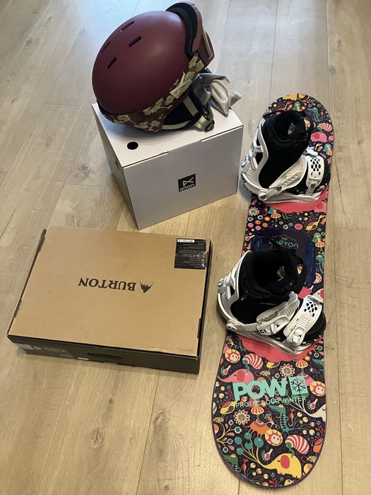 Placa snowboard Burton Chicklet + Boots Burton BOA + Casca + Ochelari