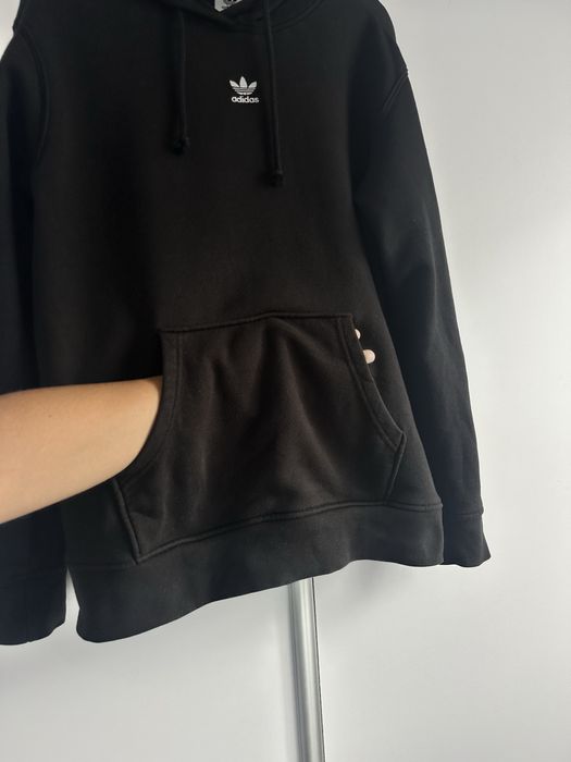 Hanorac cu gluga negru Adidas femei