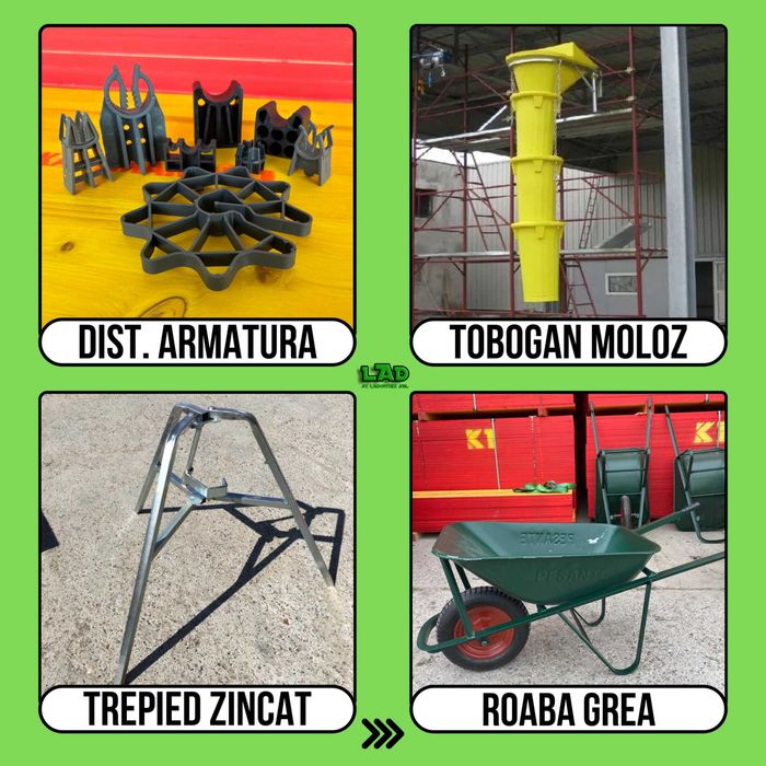 Panouri Tip Doka Kaufmann - Grinda - Popi Metalici + Alte accesorii