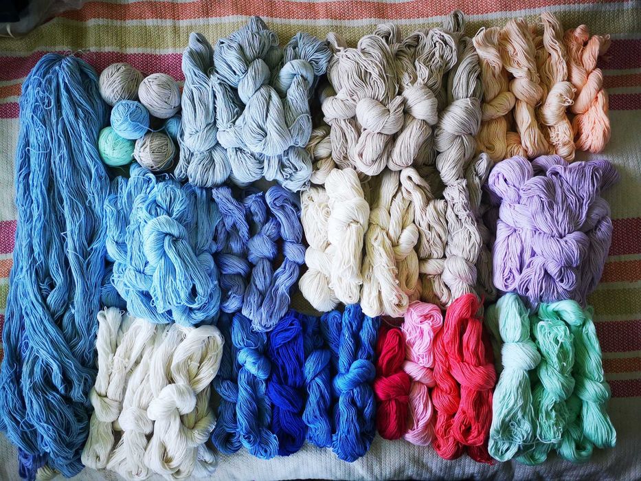 Старо производство Памучна прежда, 4кг + 0.500кг