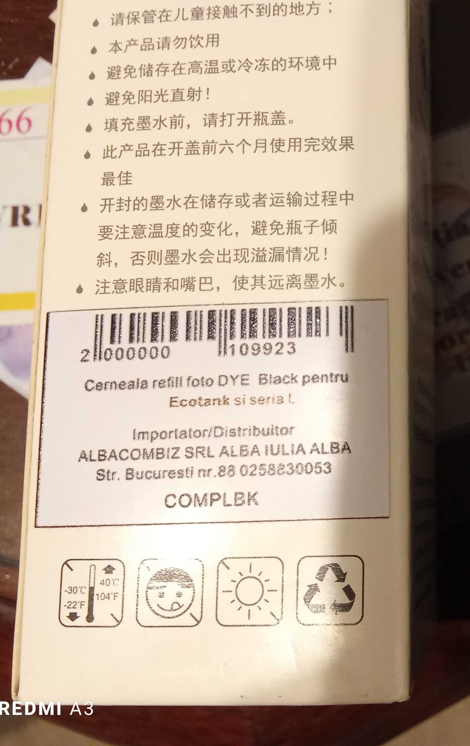 cerneala pentru epson l (1800,850 si alte modele )