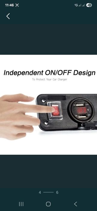 Panou cu voltmetru•dual usb si priză