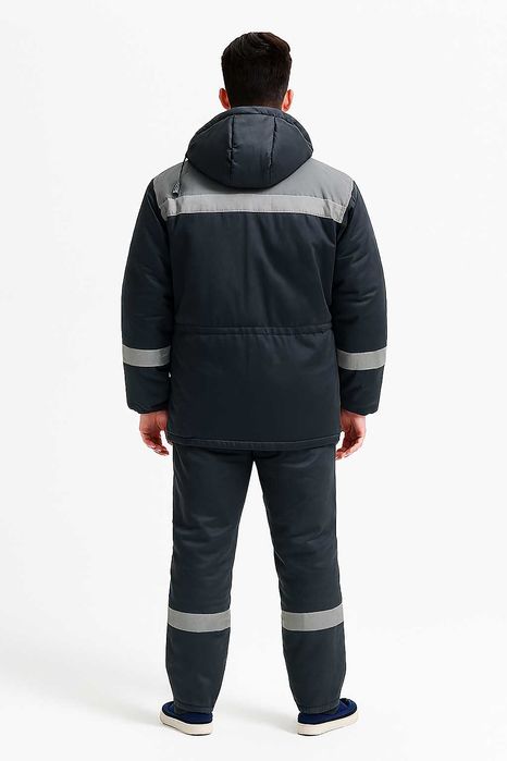 Спецодежда, куртка с брюками утепленная, смесовая ткань, размер: 48-58