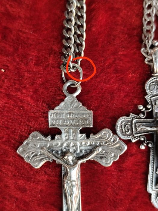 Крестик серебряные 925 проба