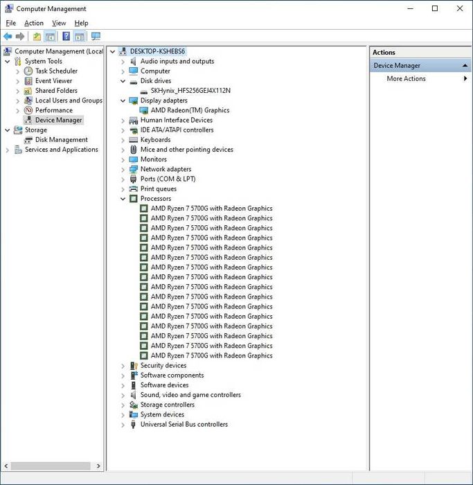 Kit Gaming Ryzen 7 5700G 8/16 Core + 32GB DDR4 / Ryzen5 4500 (6/12)