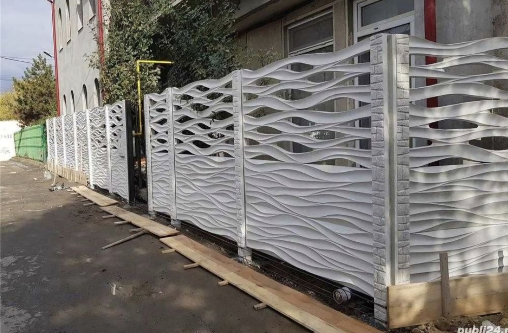 Gard șipcă tip jaluzele bca gard plasă bordurată