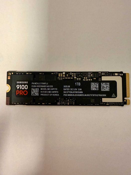 SSD Samsung 9100 PRO 1TB