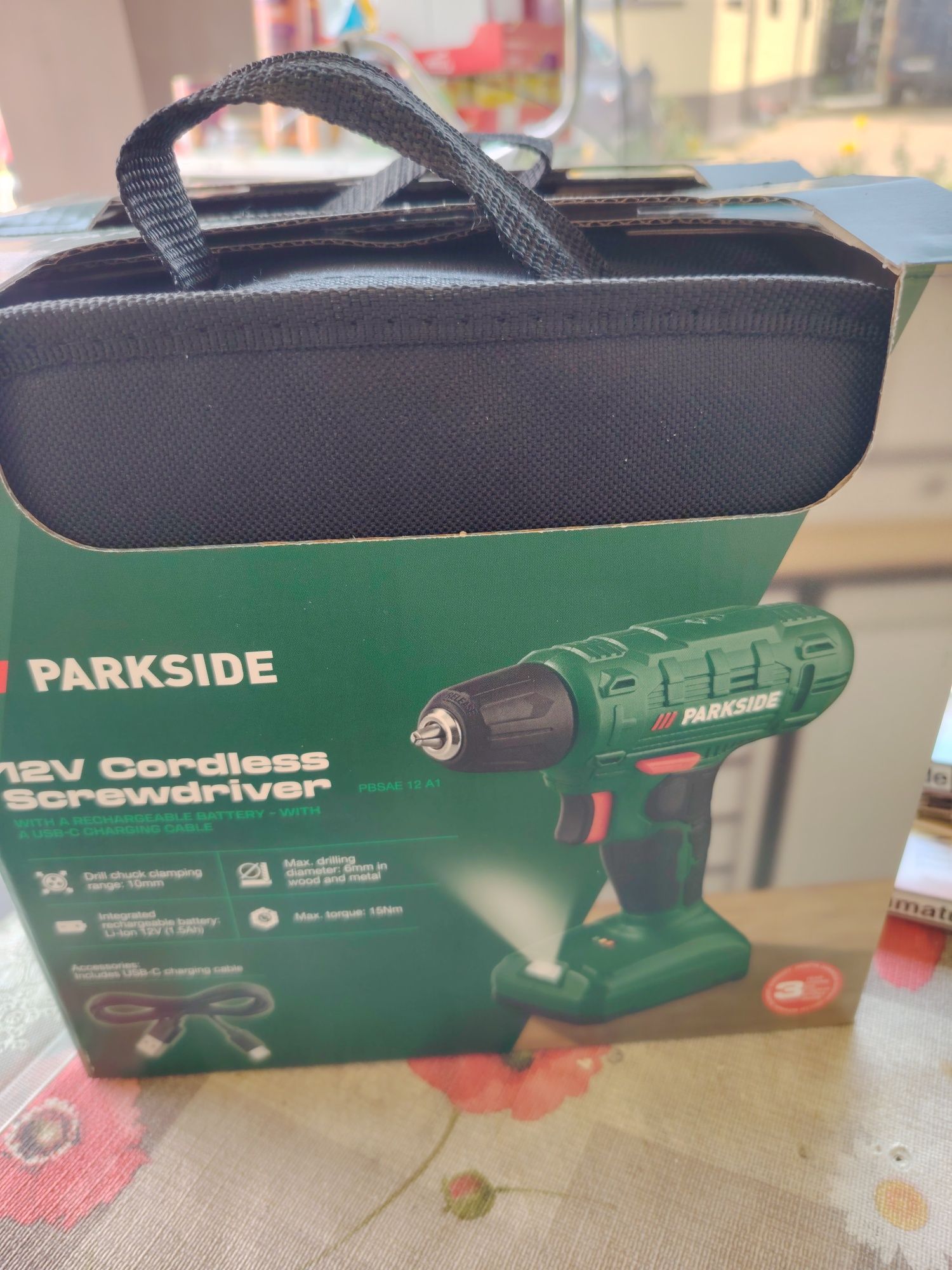 Autofiletanta cu acumulator parkside noua