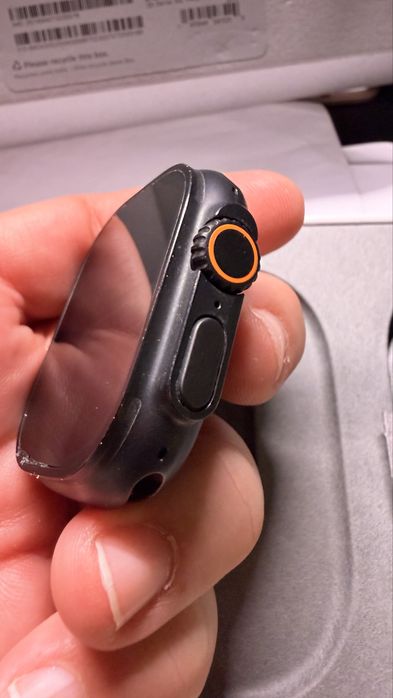 Apple Watch Ultra 2 49mm Black Ti Black Ocean Band