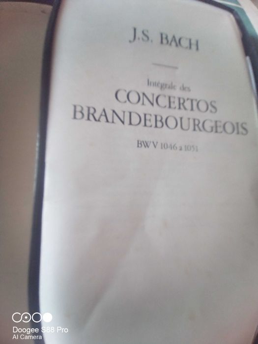 Casete audio, concertul Brandenburg, colecție