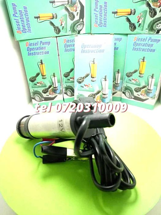 Pompa Transfer Lichid Submersibila Electrica 12v rot 8500min