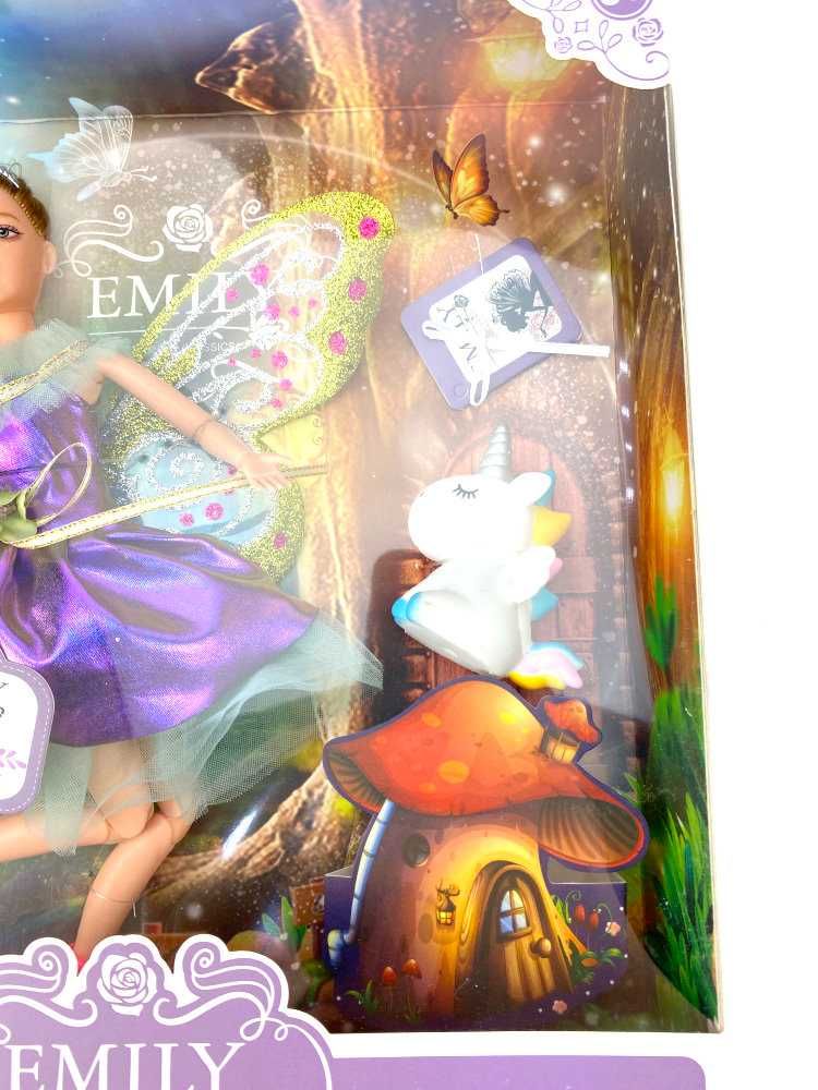 Кукла Эмили Сиреневая серия Фея с единорогом и аксессуарами