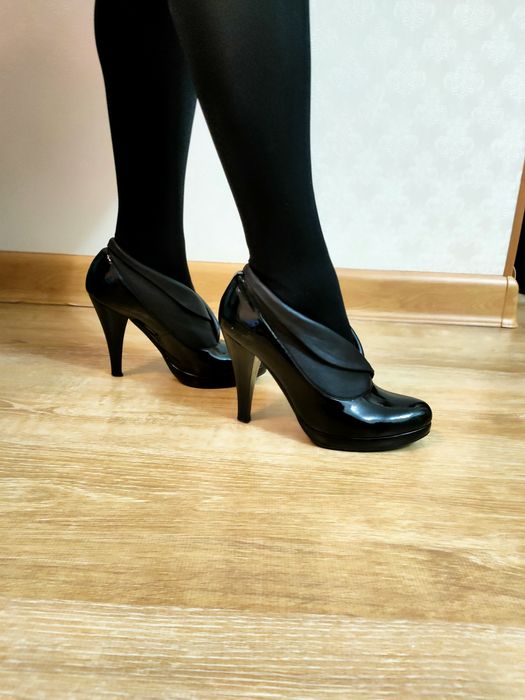 Ботильоны осень черные р.37