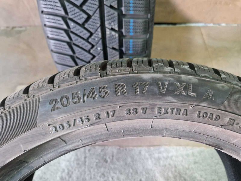 2 Continental R17 205/45
зимни гуми 
DOT4017