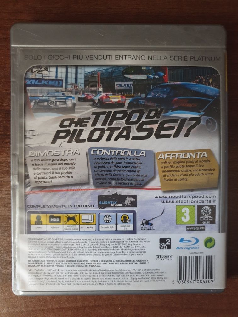 NFS/Need For Speed Shift Platinum PS3/Playstation 3