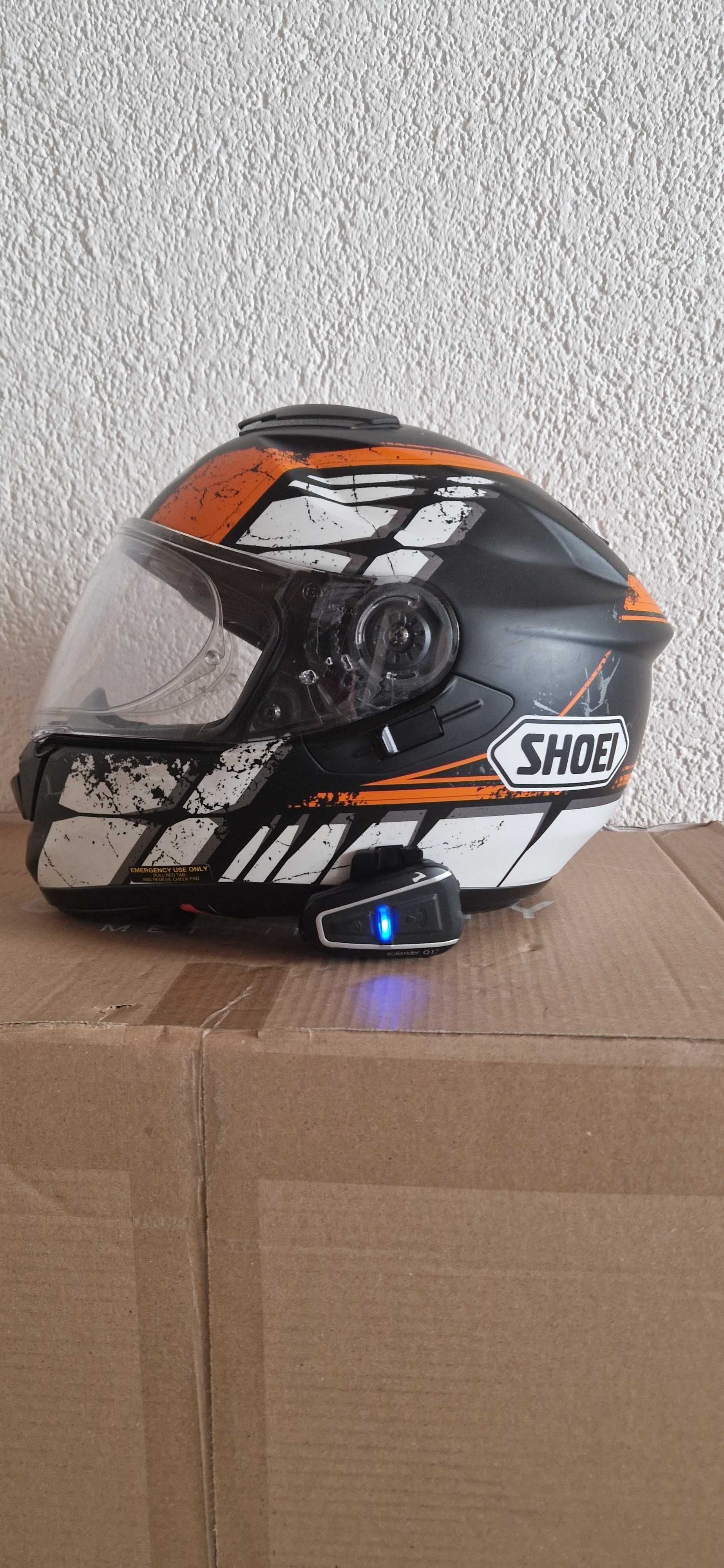 Casca moto Shoei GT Air, M, cu Cardo.