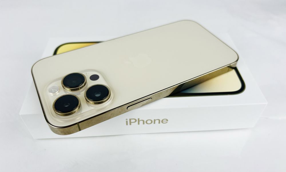 КАТО НОВ! Apple iPhone 14 Pro 128GB Gold Гаранция!