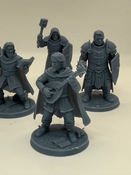 Сет от 7 бр. 3D Фигурки за D&D Dungeons and Dragons- Герои и Класове!