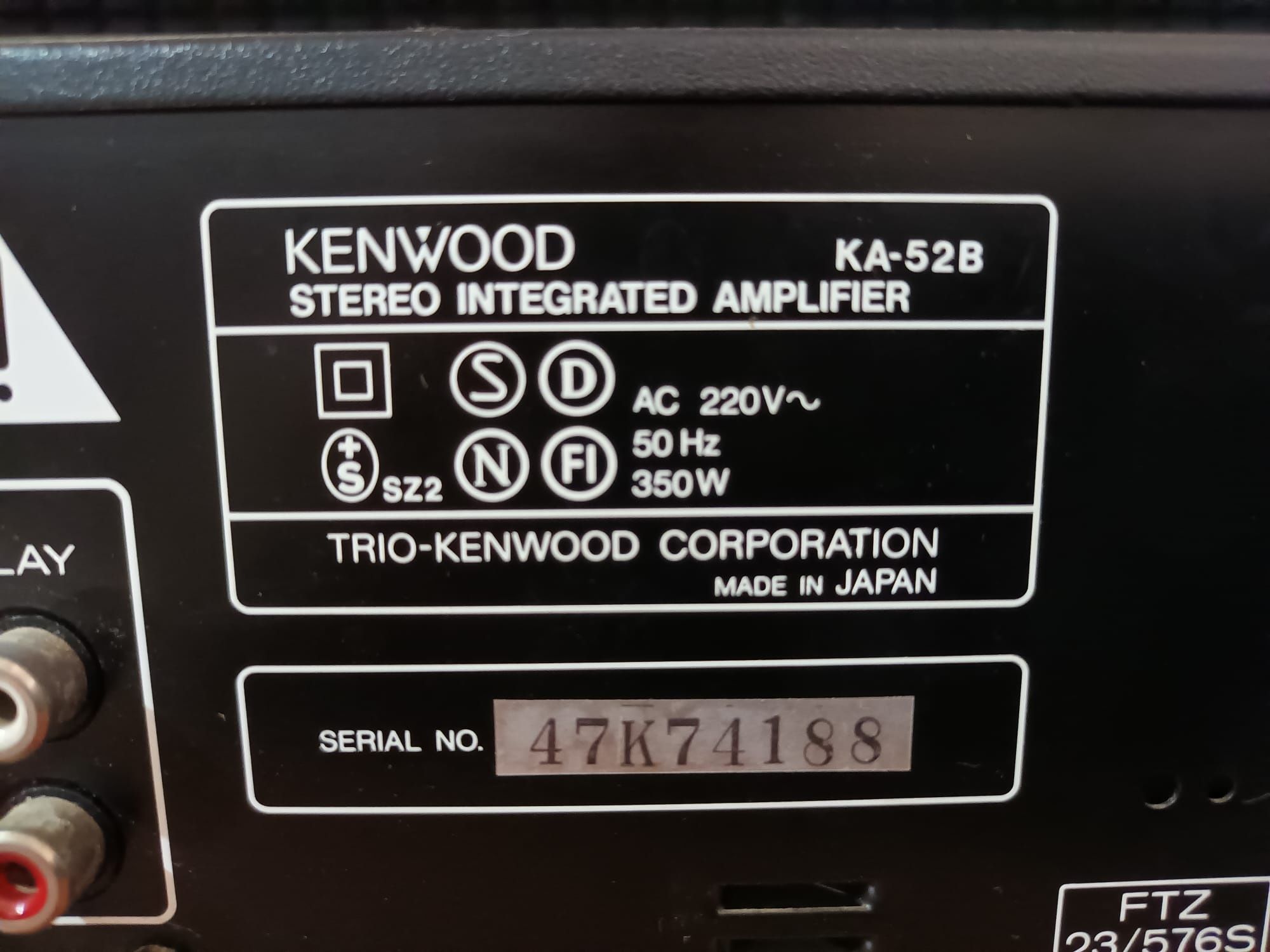 Amplificator Kenwood KA 52 B