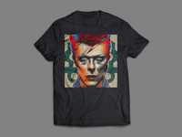 David Bowie - tricou realizat la comanda, 2 modele