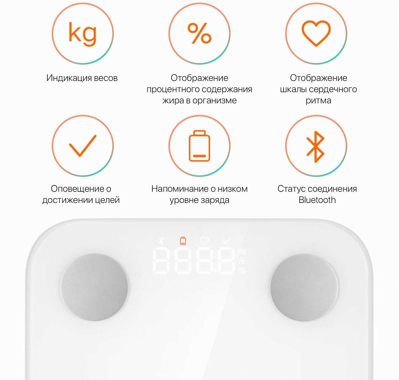 Умные весы Xiaomi Mi Body Fat Smart Scale S400