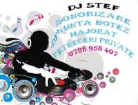 Dj Ștef-Sonorizari evenimente;nunți;botezuri;majorate etc