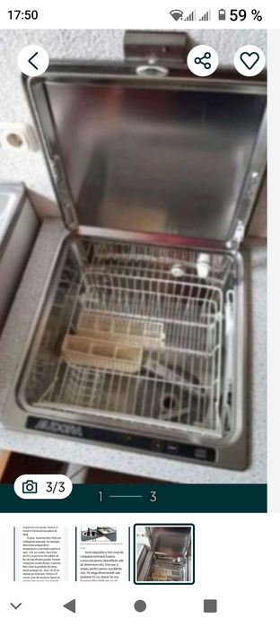 Vând mașina de spălat vase miele profesională