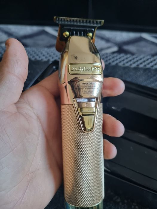 BaByliss PRO Gold Clipper & BaByliss PRO Skeleton FX 360 gold