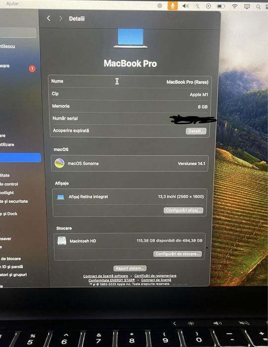 MacBook Pro M1.