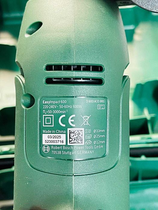 Mașină găurit cu percuție Bosch EasyImpact 600 (600 W, în cutie)