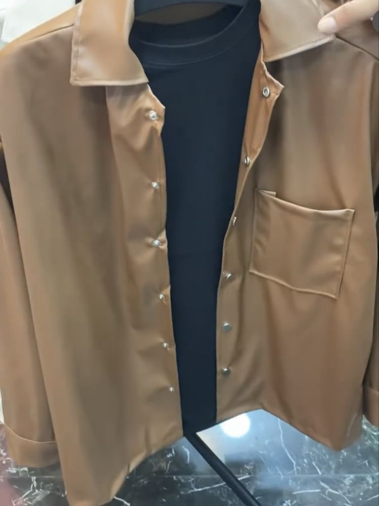 Camasi Casual Piele eco, calitate superioara!