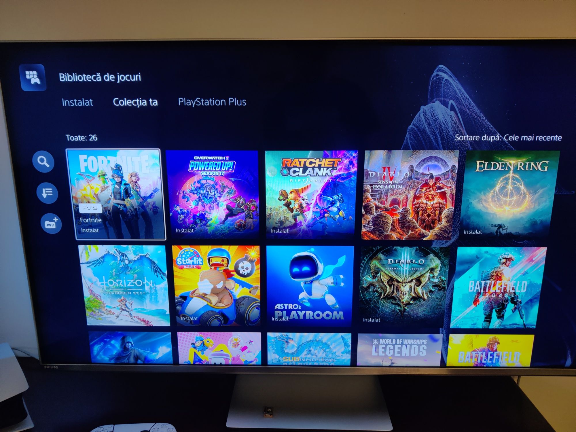 PlayStation 5 Nou cu Disc Drive și Jocuri