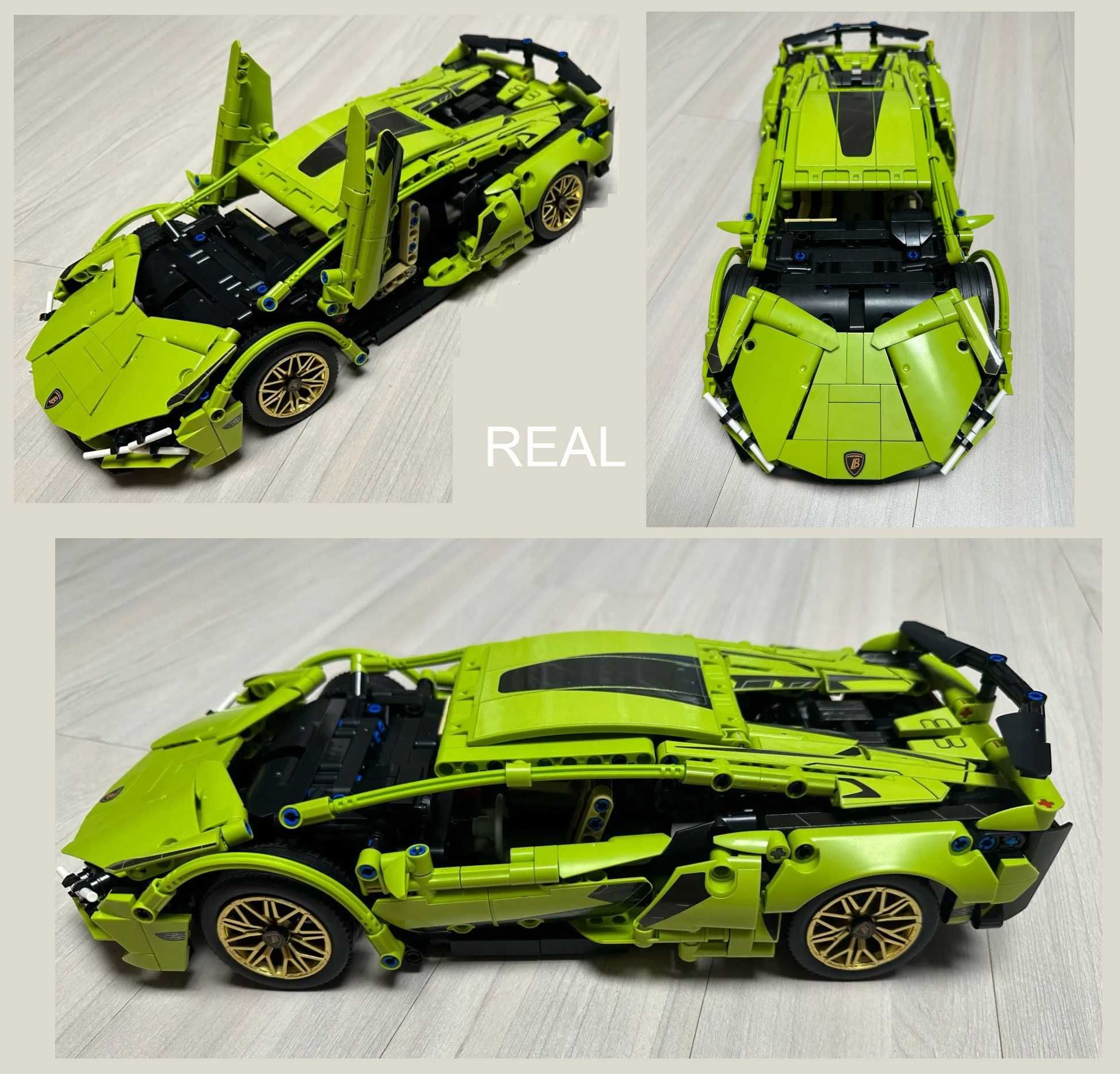 Masina TIP lego Lamborghini Sian Sc: 1:14 1314PCS (36cm)