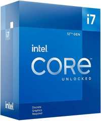 Процессор Intel Core i7-12700KF К, 12 ядер (8P+4E),а до 5,0 ГГц,