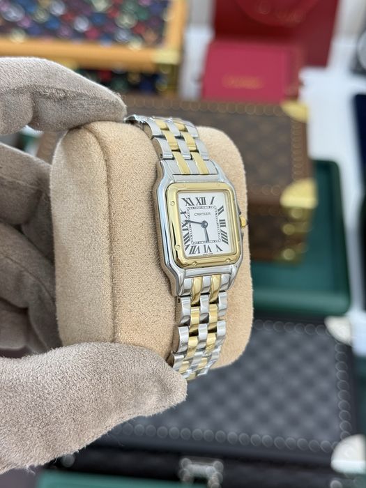Cartier Panthere 27mm Two Tone Yellow Gold