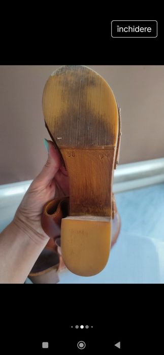Sandale piele naturala Divine Follie