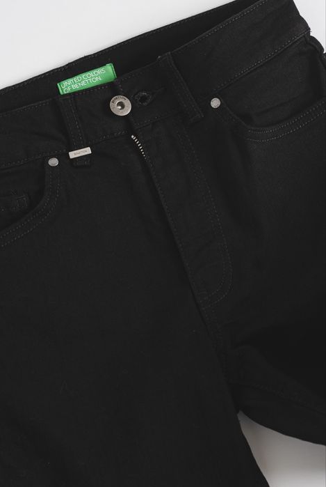Нови дамски черни дънки Бенетон Benetton