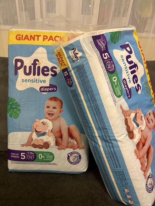 Pampers Pufies nr 5.
