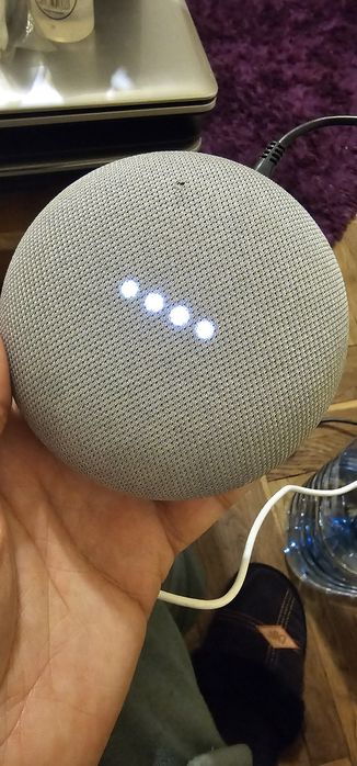 Boxa inteligenta Google Home mini, Gri