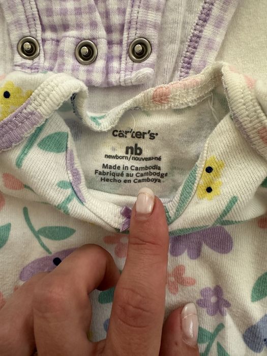 Set 4 body Carter’s 50-56cm