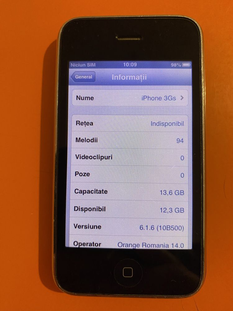 Iphone 3Gs 16Gb de colectie