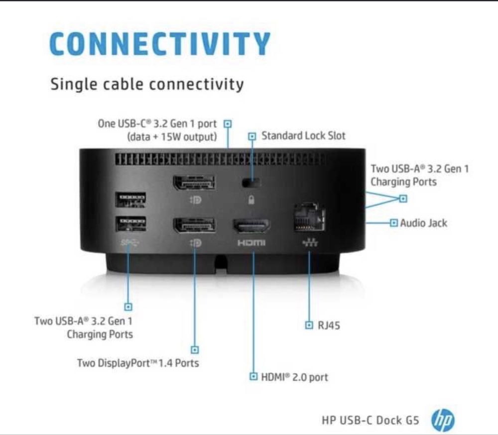 Док станция HP USB-C Dock G5