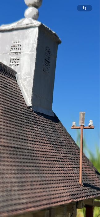 Machetă replică Biserica de lemn Iercoșeni, Jud.Arad scara 1:87