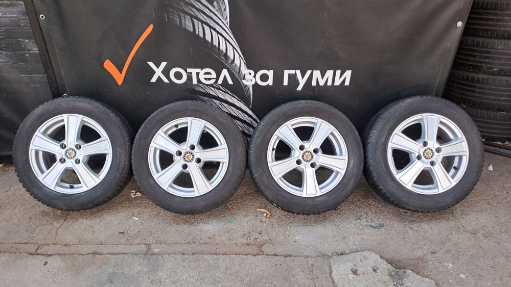 14" 4X100mm Алуминиеви джанти с Гуми 175/65/14 Подарък, 4x100
