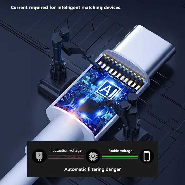 Кабел за телефон Type C - Type C  M/M 2m Digital One SP01003 66W, Fast