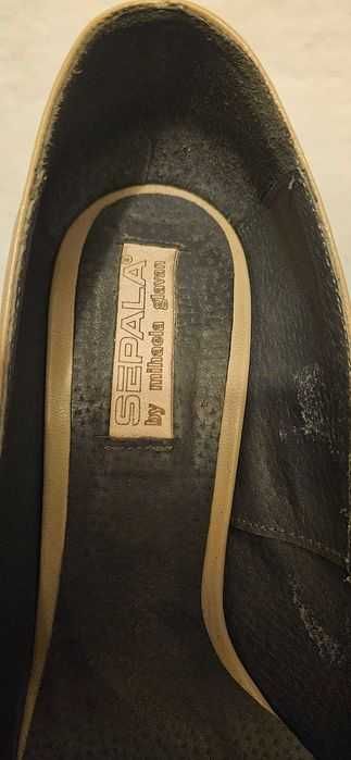 Pantofi dama piele naturala, toc 12cm, designer Mihaela Glavan, nr. 39