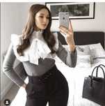 Bluza stil camasa Zara cu funda la gat