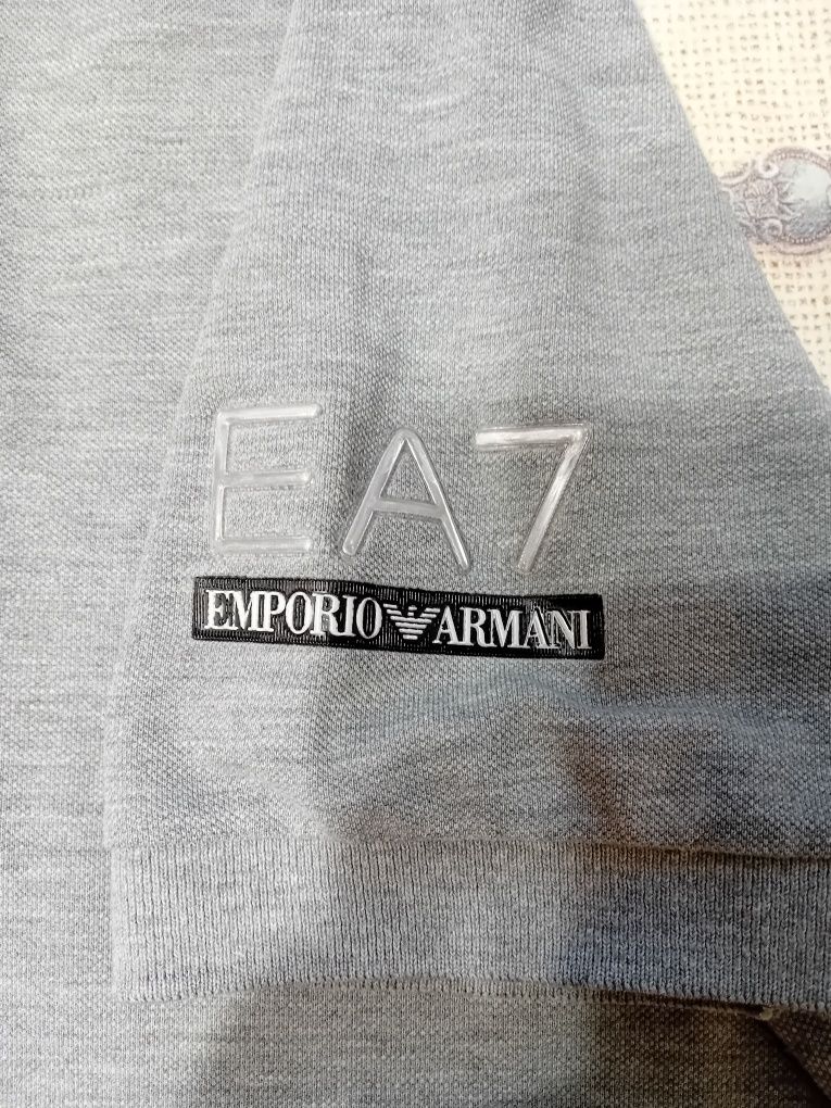 EA7-Emporio  Armani-блуза с яка-L